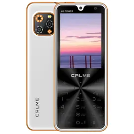 Calme 4g power front and back display light gray colour | phonereviewhr