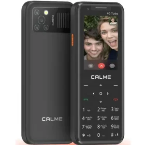 Calme 4G Turbo blavk colour front and back display